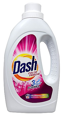 Detergent Rufe - DASH Detergent Lichid COLOR FRISCHE pt Rufe Colorate 1.1 L (20 spalari)