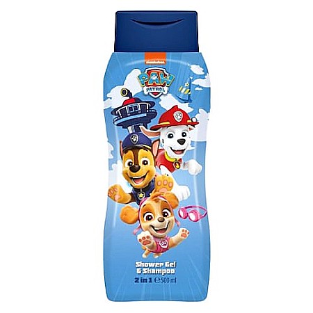 PAW PATROL Sampon & Gel de Dus pt Copii 500 ml