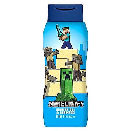 Cosmetice copii - MINECRAFT Sampon & Gel de Dus pt Copii 500 ml
