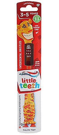 Cosmetice copii - AQUAFRESH Little Teeth Periuta de Dinti pt Copii 3-5 ani Tigrul Tilly