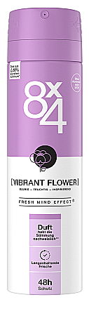 Deodorante & Parfumuri - 8X4 Spray Deodorant Antiperspirant 0% Aluminiu VIBRANT FLOWER 150 ml