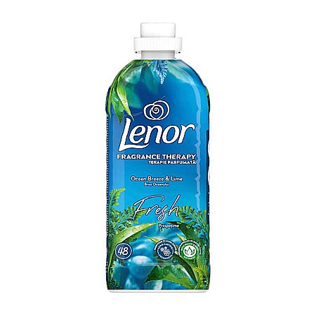 Detergent Rufe - LENOR Balsam de Rufe Ocean Breeze & Lime 1.2L (48 spalari)