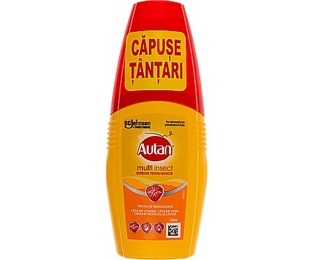 Combaterea Insectelor Daunatoare - AUTAN Multi Insect Repelent Lotiune cu Pulverizator 100 ml