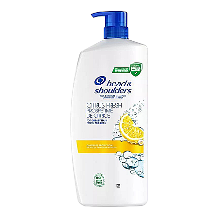 Ingrijirea parului - HEAD & SHOULDERS Sampon Anti Matreata - Par Îngrășat Citrus Fresh cu Pompa XL 800 ml