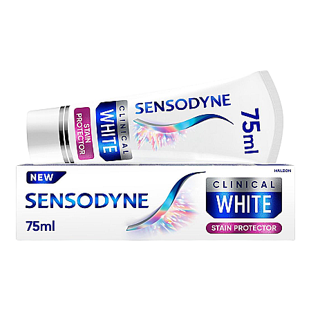 Ingrijire Personala - SENSODYNE Pasta de Dinti pt Albire si Sensibilitate Dentara Clinical White Stain Protector 75 ml
