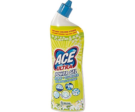 Produse de uz casnic - ACE Ultra Power Gel Lemon Inalbitor & Degresant 750 ml