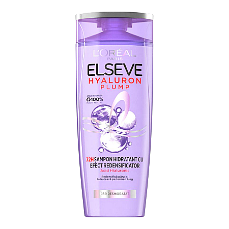 Ingrijirea parului - LOREAL ELSEVE Sampon Hidratant cu Acid Hialuronic 72H Hyaluron Plump 250 ml