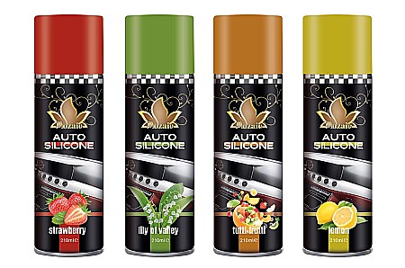 Cosmetice Auto - Mozaic Silicon Bord Auto 210 ml Diverse Arome