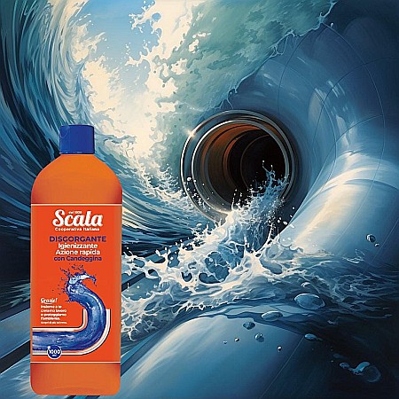 SCALA Gel Dezinfectant pt Desfundat Tevile cu Inalbitor 1L [1]