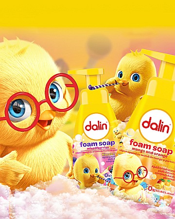 DALIN Sapun Spuma cu Pompa Mango 200 ml [1]