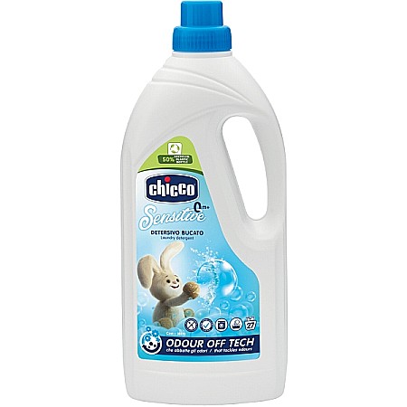 Detergent Rufe - CHICCO Detergent Lichid Hipoalergenic 0 luni+ Sensitive 1.5 Litri