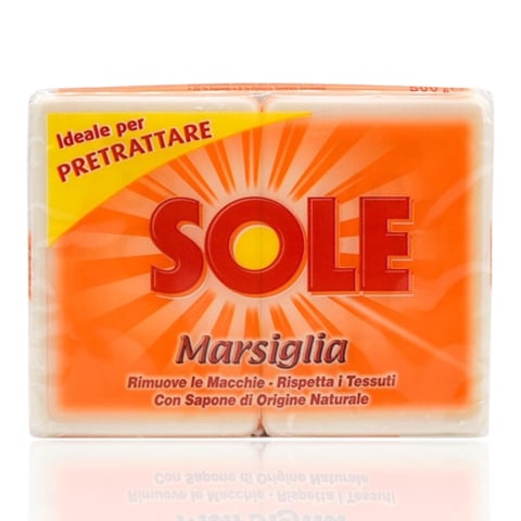 Detergent pudra - SOLE Sapun Solid de Rufe Marsiglia 2 buc X 250gr