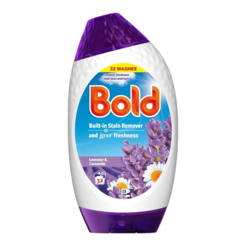 Noutati - BOLD Detergent Gel Universal Lavanda & Musetel 1056 ml (32 spalari)