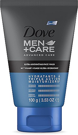 DOVE MEN+CARE Gel Curatare Fata Extra Hydrating 100 g