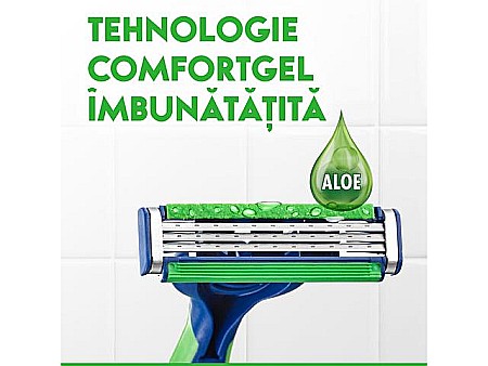 GILLETTE Blue3 Aparat de Ras Sensitive Set 6+2 buc [1]