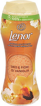 Detergent Rufe - LENOR Unstoppables Perle Parfumate Pentru Rufe Oro E Fiori di Vaniglia 210 g