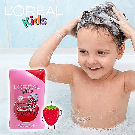 LOREAL Kids Sampon si Balsam Fara Lacrimi pt Copii Very Berry Strawberry 250 ml [1]