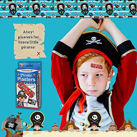 MASTER PLAST Plasturi pt Copii Pirate 75 buc [1]