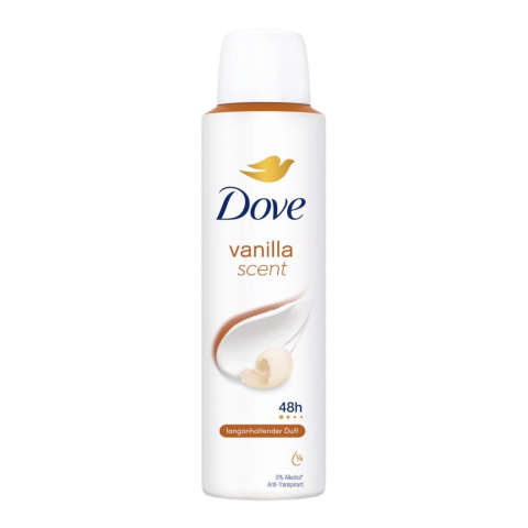 Noutati - DOVE Antiperspirant Spray 48H Alchool 0% VANILLA SCENT 150 ml
