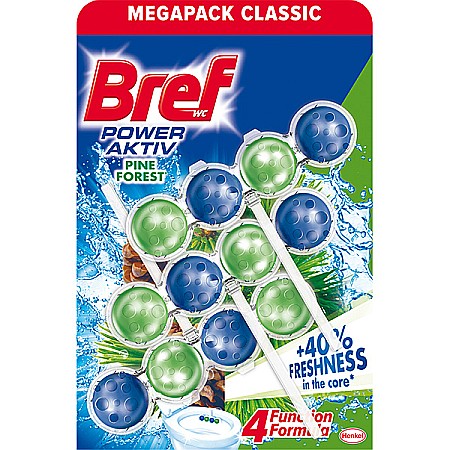 Produse de uz casnic - BREF Classic Power Aktiv Odorizant Toaleta Pin 3 x 50 g