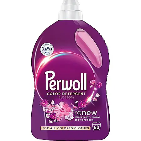 Detergent Rufe - PERWOLL Detergent Lichid Renew Blossom 3 L (60 spalari)