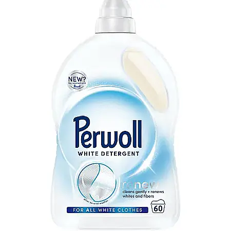PERWOLL Detergent Lichid Renew White 3 L (60 spalari)