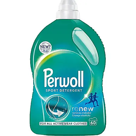 Detergent Rufe - PERWOLL Detergent Lichid Renew Sport 3 L (60 spalari)