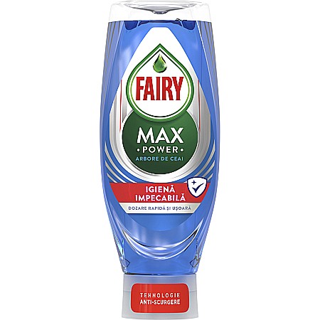 Produse de uz casnic - FAIRY Max Power Detergent de Vase Arbore de Ceai 730 ml