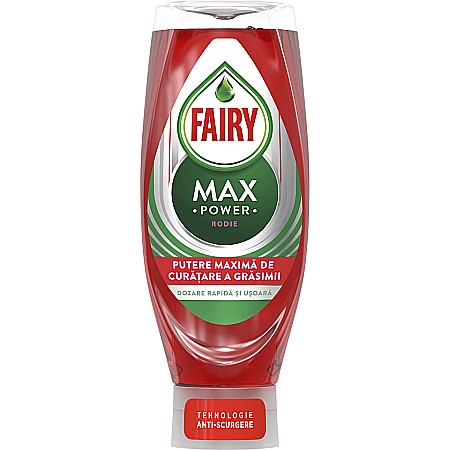 Produse de uz casnic - FAIRY Max Power Detergent de Vase Rodie 730 ml
