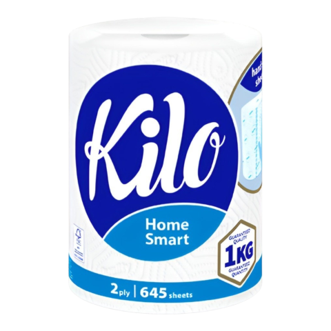 Noutati - KILO Home Smart Rola Prosop de Bucatarie 2 straturi, 645 foi, 103m (1 kg)