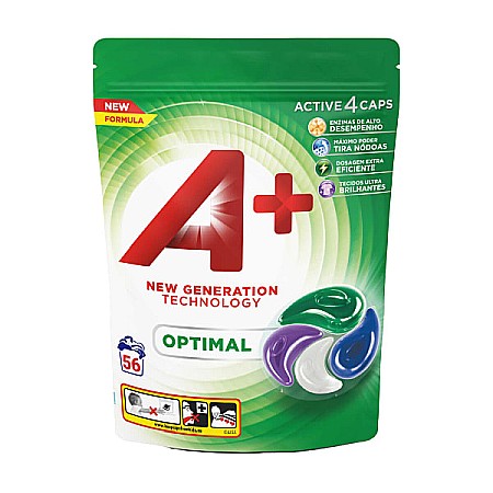Tablete & Capsule - A+ Ariel Detergent Capsule Active 4 Regular OPTIMAL 56 buc