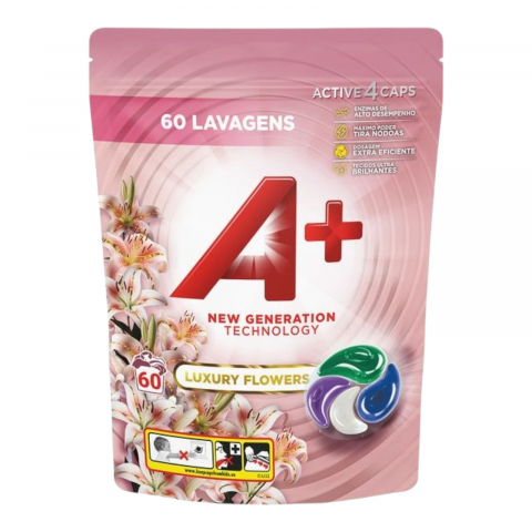 Detergent Rufe - A+ Ariel Detergent Capsule Active 4 Regular LUXURY FLOWERS 60 buc