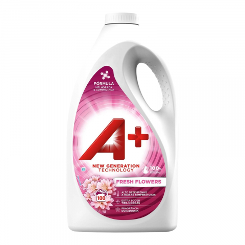 Detergent lichid - A+ Ariel Detergent Lichid Universal FRESH FLOWERS 4.5 L (100 Spalari)