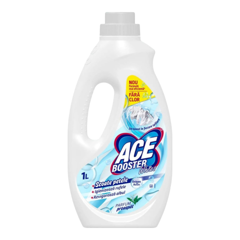 Inalbitor - ACE Booster White Solutie de Indepartare Pete cu Oxigen pt Rufe Albe 1L