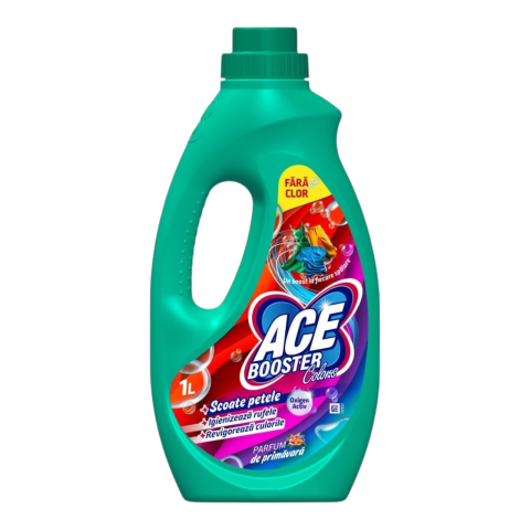 ACE Booster Solutie de Indepartare Pete cu Oxigen Activ pt Rufe Color Primavera 1L