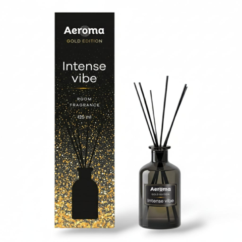 Camera - AEROMA Gold Edition Odorizant Camera cu Betisoare Intense Vibe 125 ml
