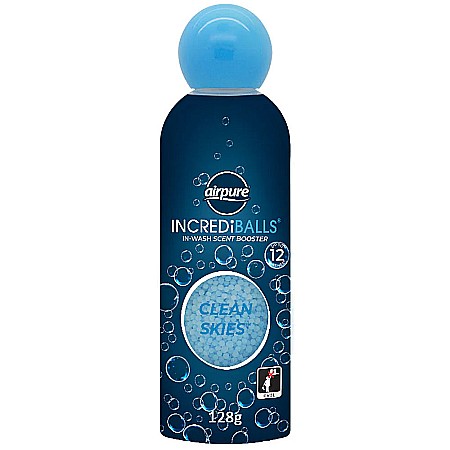 Balsam rufe - AIRPURE Scent Booster Perle Parfumate Pentru Rufe Clean Skies 128 g