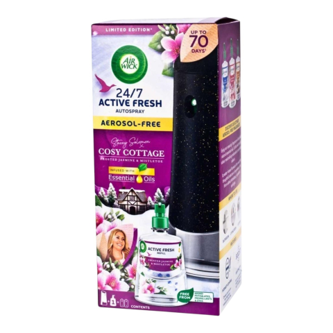 Camera - AIRWICK Aparat Odorizant Camera+Rezerva Fara Aerosoli Cosy Cottage 228 ml