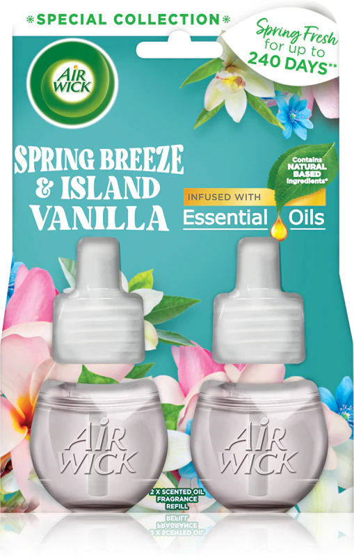 Camera - AirWick Rezerva Aparat Electric 2×19 ml Spring Breeze & Island Vanilla