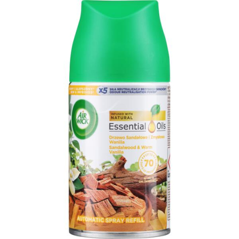 Odorizante - AIRWICK Rezerva Odorizant Camera Lemn de Santal & Vanilie 250 ml