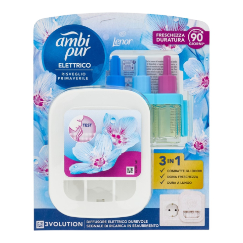Camera - AMBI PUR Aparat Odorizant Camera Priza+Rezerva 3Volution Lenor Spring Awakening 20 ml