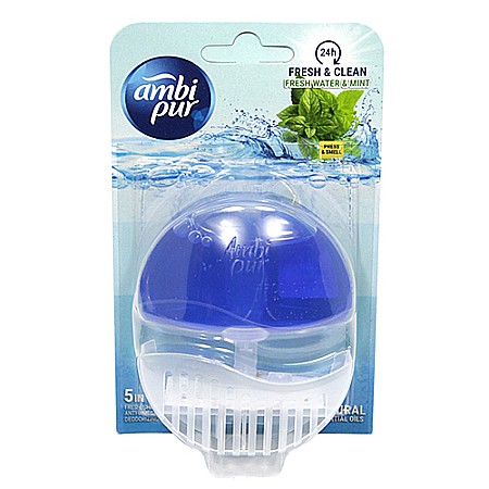 Produse de uz casnic - AMBI PUR Odorizant Vas WC Fresh Water&Mint 55 ml