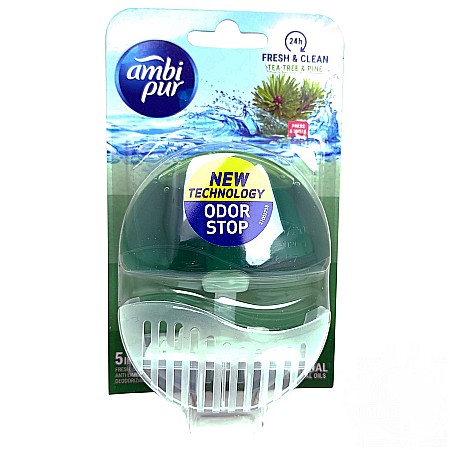 Produse de uz casnic - AMBI PUR Odorizant Vas WC Tea Tree&Pin 55 ml