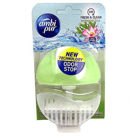 Produse de uz casnic - AMBI PUR Odorizant Vas WC Fresh Bamboo&Lotus 55 ml