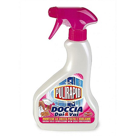 Produse de uz casnic - PULIRAPID Doccia Solutie Anticalcar pt Curatat Cabina de Dus 500 ml