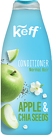 Ingrijirea parului - KEFF Balsam de Par pt Par Normal 500 ml MAR & SEMINTE de CHIA