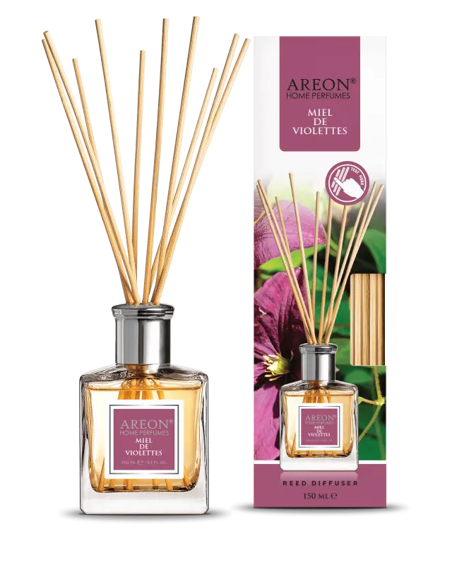 Camera - AREON Home Odorizant Camera cu Betisoare MIEL de VIOLETTS 150 ml