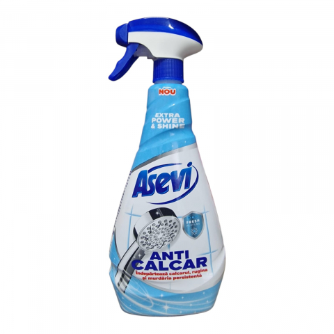 Produse de uz casnic - ASEVI Spray Extra Power & Shine Solutie Anti Calcar Fresh Perfume 750 ml