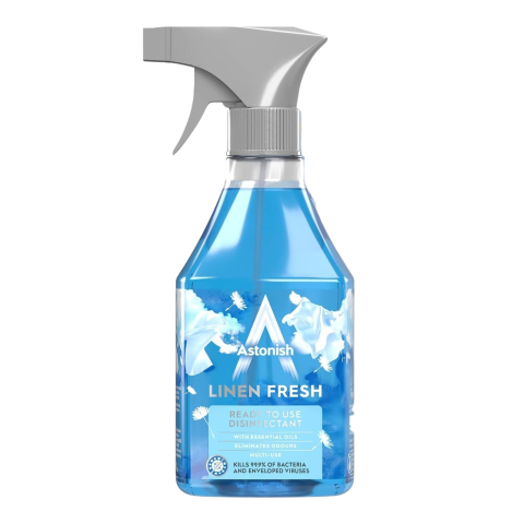 Noutati - ASTONISH Spray Dezinfectant Fresh Linen 550 ml
