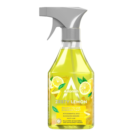 Noutati - ASTONISH Spray Dezinfectant Lemon 550 ml